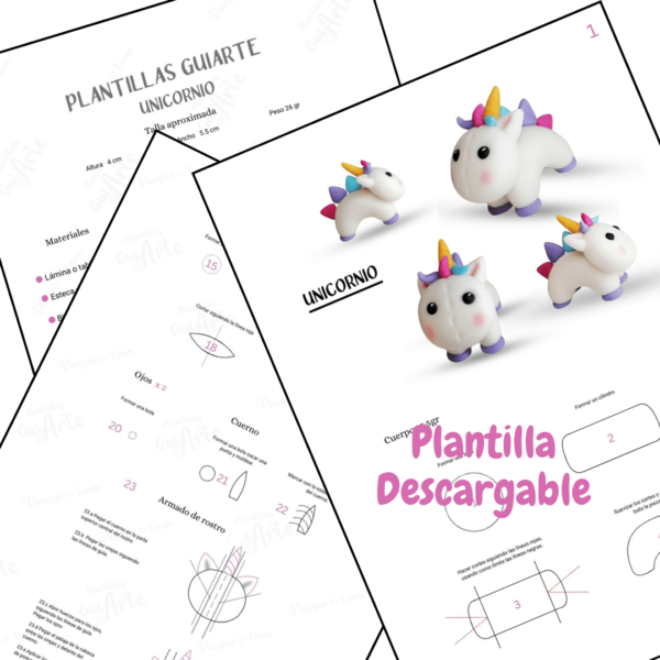 Plantilla Unicornio - Imagen 5