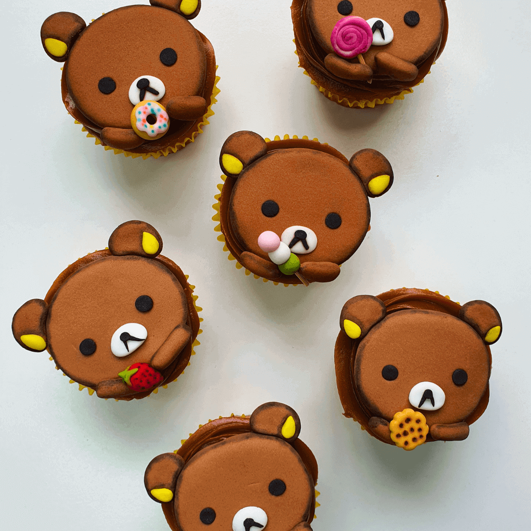 Cupcakes Oso Kawaii