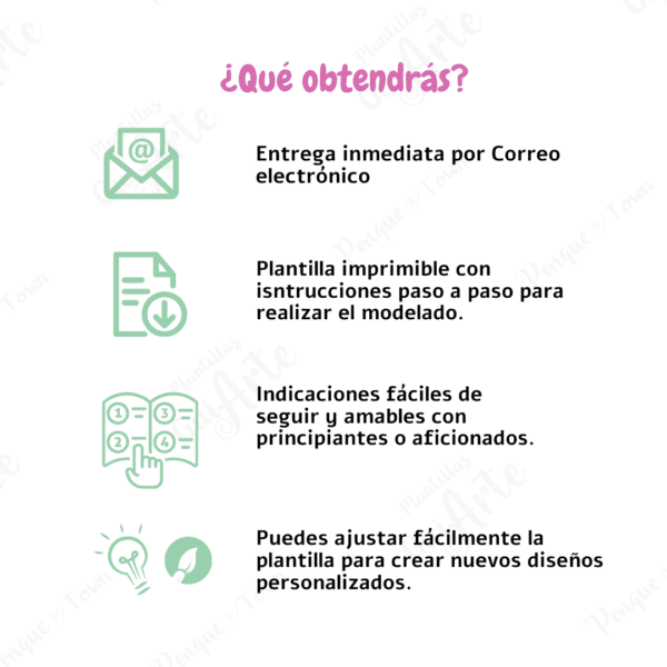 Plantilla Oso Kawaii - Imagen 5