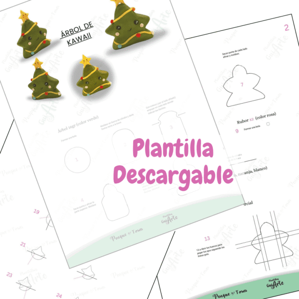 Plantilla Árbol Navideño - Imagen 5