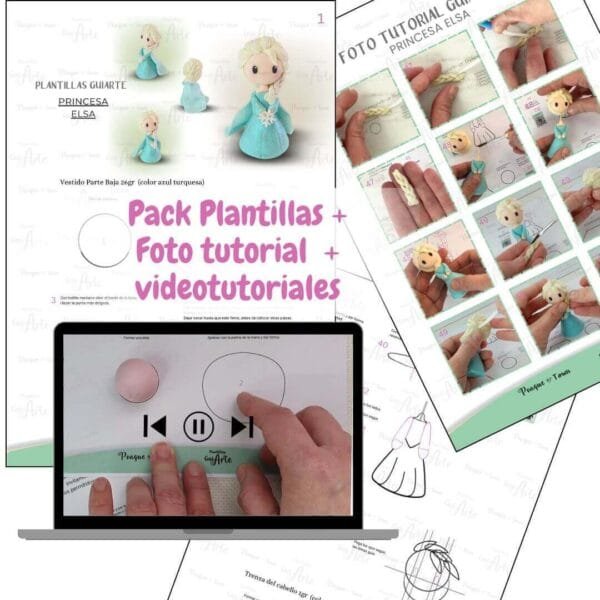 Plantilla Princesa Elsa - Imagen 3