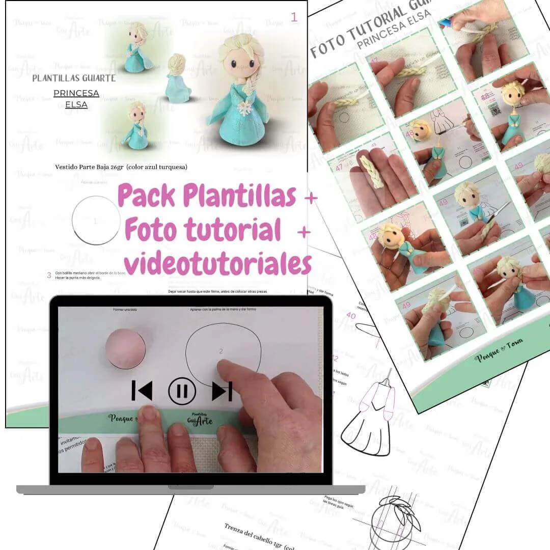 Plantilla Princesa Elsa - Imagen 5